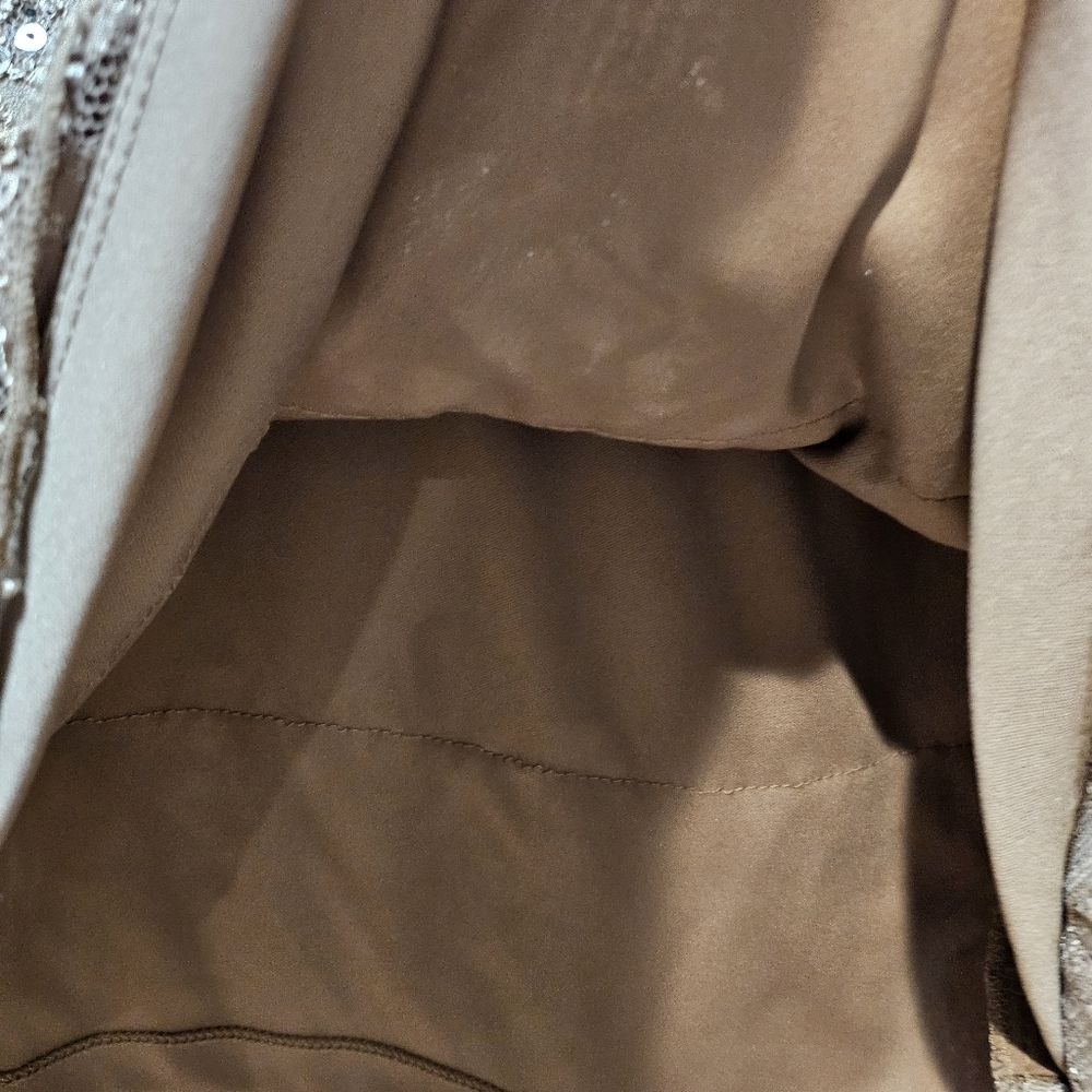 Scarlett Nite Shimmering Silver Midi Dress - Picture 9 of 12